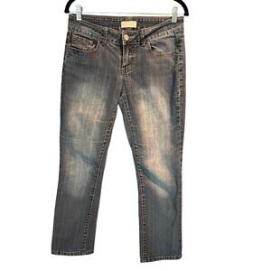 8 Circuits of Consciousness Capris Size 4 Dark Denim Comfy Casual Timeless